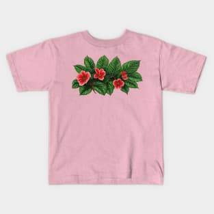 Begonia Flowers Kids T-Shirt